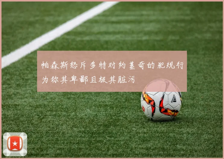 帕森斯怒斥多特对约基奇的犯规行为称其卑鄙且极其脏污
